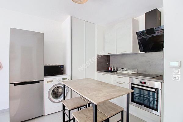 Appartement T2 meublé de 36 m² avec terrasse, jardin et parking sécurisé à Vitrolles Sud