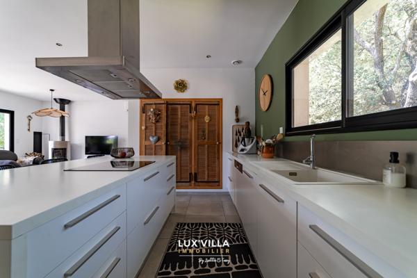 Saint-Gély-du-Fesc (34980) Superbe propriété contemporaine de plain-pied - Pic Saint-Loup.