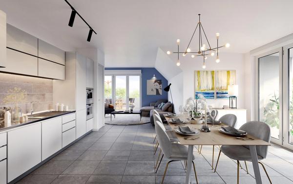 appartement à vendre 4 pièces avec terrasse en dernier étage à SAINT MAUR DES FOSSES (94)