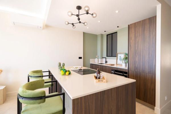 Appartement de 3 pièces au dernier étage avec terrasse et vue mer