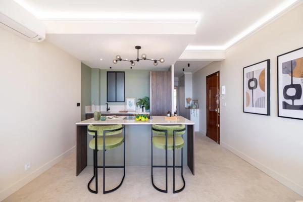 Appartement de 3 pièces au dernier étage avec terrasse et vue mer