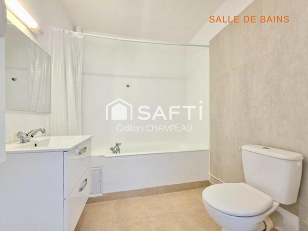 Appartement T2 de 46m2 entièrement rénové - Terrasse 13m2 plein sud vue dégagé + Cave