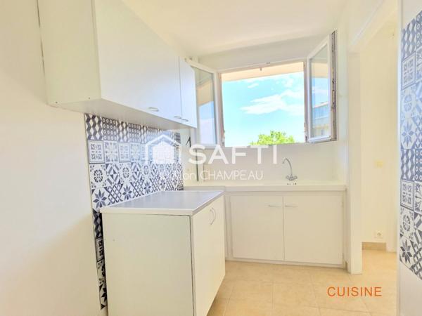 Appartement T2 de 46m2 entièrement rénové - Terrasse 13m2 plein sud vue dégagé + Cave