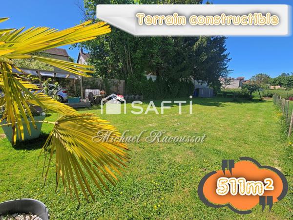 MONTCHANIN – Immeuble rénové + terrain constructible = Rentabilité & Potentiel