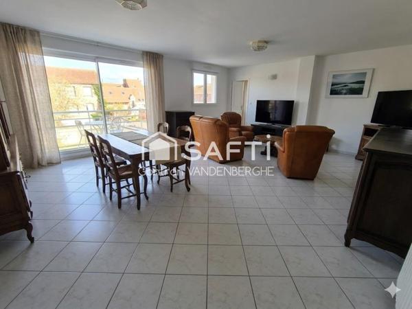 appartement lumineux 3 chambres et 2 balcons