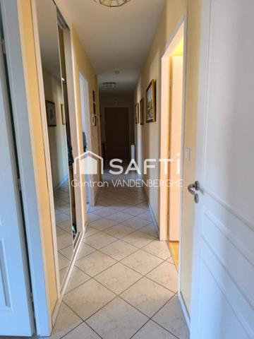 appartement lumineux 3 chambres et 2 balcons