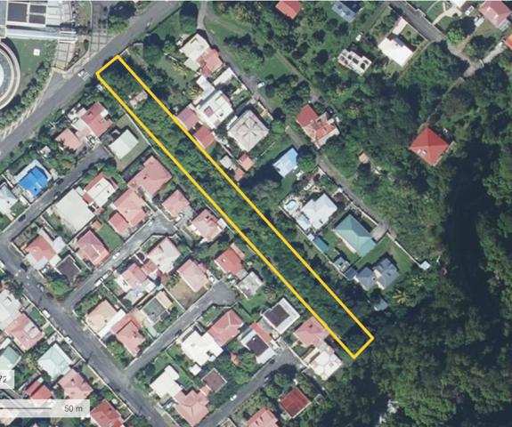 Terrain à bâtir en centre ville de Basse Terre