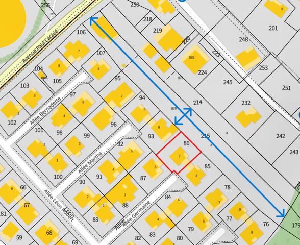 Terrain à bâtir en centre ville de Basse Terre