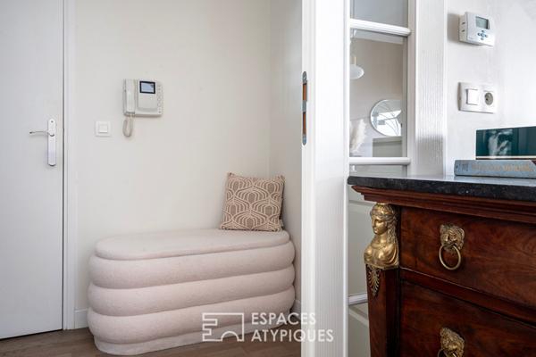 Dernier étage avec balcon sur cour dans le centre de Nogent