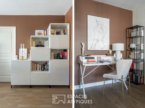 Dernier étage avec balcon sur cour dans le centre de Nogent