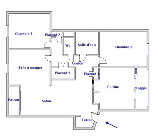Appartement
         3 pièces
        - 92 m² 330 000 € *