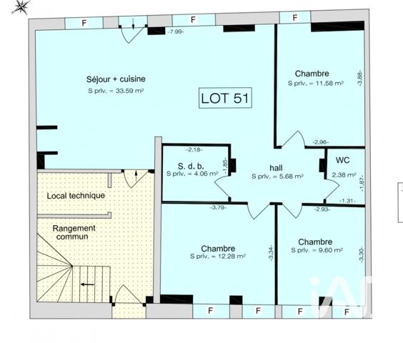 Appartement à vendre 4 pièces 79 m² Sciez