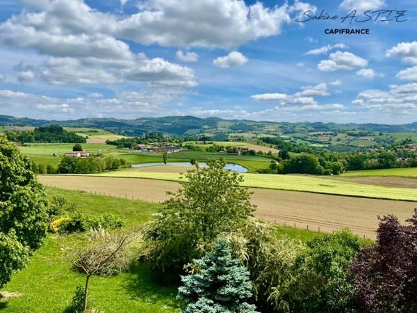 Pomeys - Maison avec une vue à couper le souffle