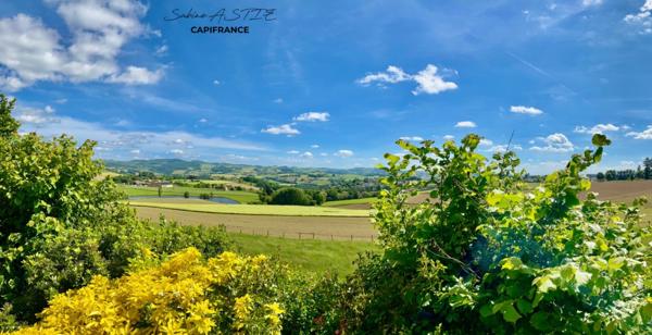 Pomeys - Maison avec une vue à couper le souffle