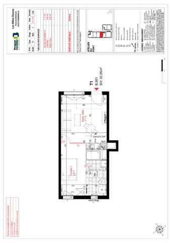 Appartement Romanville 33m2