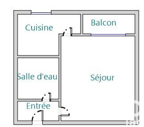 Appartement à vendre 1 pièce 32 m² Franconville