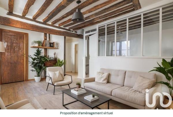 Appartement 2 pièces de 31 m² à Châtillon (92320)