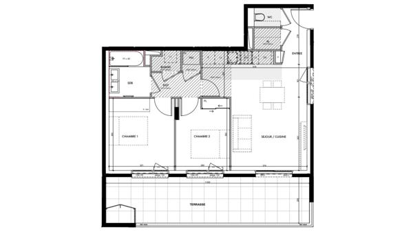 Appartement à vendre 3 pièces 61 m² Sainte-Foy-lès-Lyon