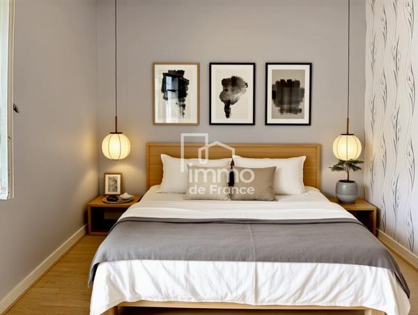 Maison mitoyenne 2 chambres  Centre bourg, proche gare, écoles et commerces