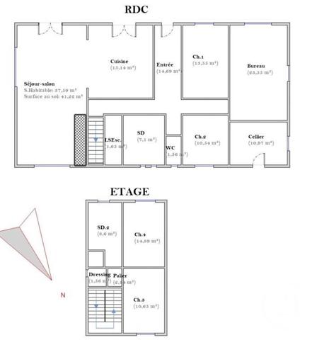 Maison à vendre  6 pièces - 174 m2 SALLERTAINE - 85