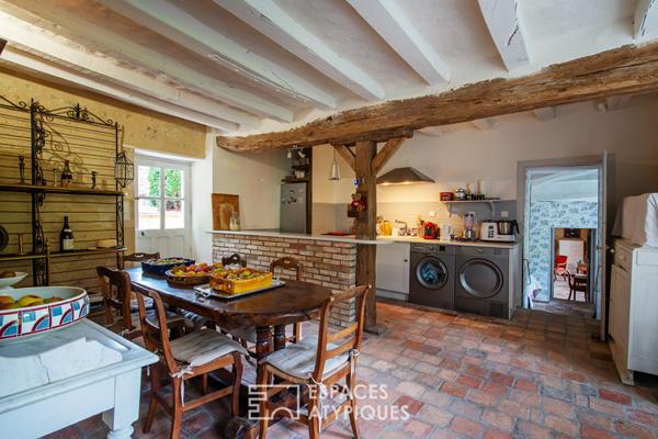 Maison de charme au coeur d’un petit village du baugeois