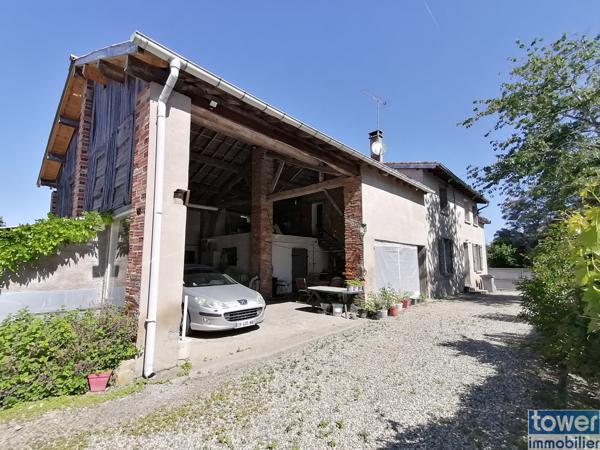 A 10 minutes de Castelsarrasin - Maison 140 m² - Hangar et dépendances - terrain de 1621 m²