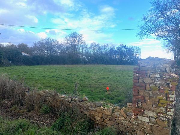 Terrain a bâtir viabilisé bourg de Ligné