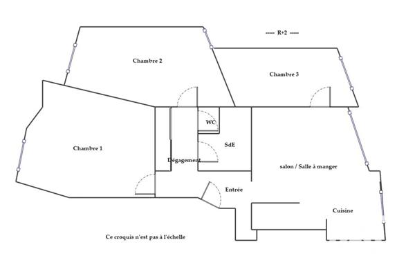 Appartement à vendre 4 pièces 88 m² Châtenay-Malabry