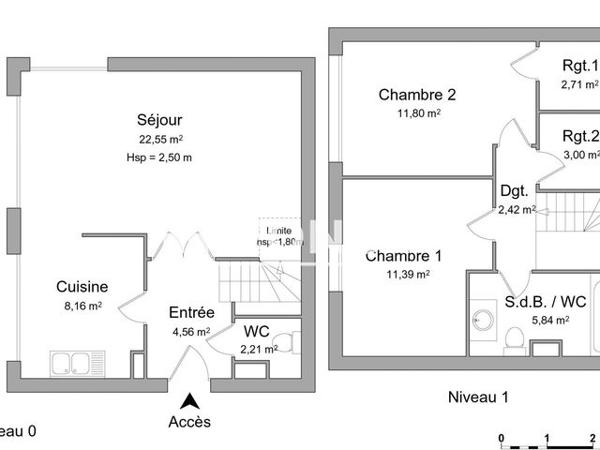 Location Maison 3 pièces 74.64 m² - 17 A ROUTE DE MAROMME Mont-saint-aignan 76130