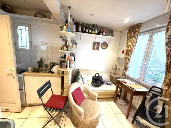 Appartement F2 à vendre  2 pièces - 20 m 2   PARIS  - 75020