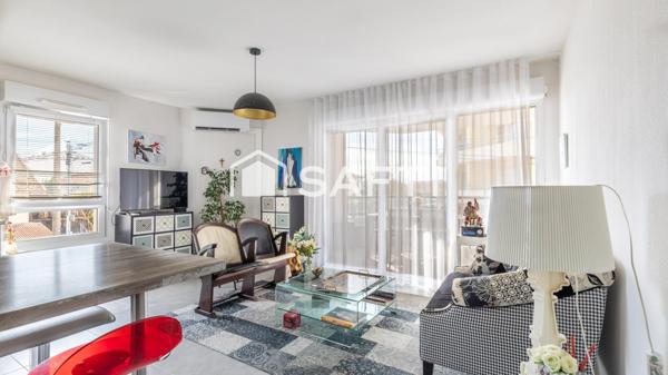 Lumineux F4 d’angle à 10 min des plages