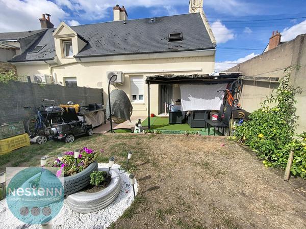 INVESTISSEURS / ENSEMBLE IMMOBILIER DE 2 T3 AVEC JARDINETS ORLÉANS, QUARTIER CIGOGNE / SAINT-MARCEAU