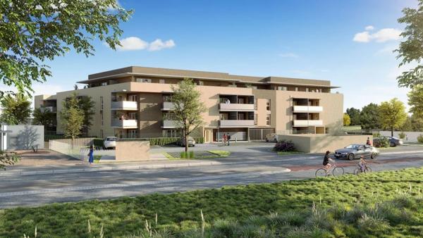 SAUVIAN. T3 PREMIER ÉTAGE 58 M², BALCON OUEST 8 M² ET PARKING