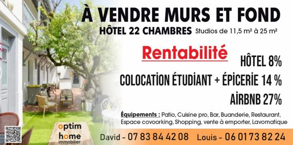 IMMEUBLE DE RAPPORT – 509 m² – FORT POTENTIEL INVESTISSEUR