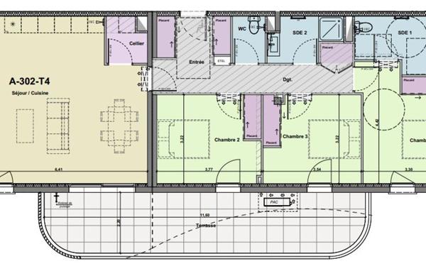Appartement à vendre    4 pièces •  Narbonne