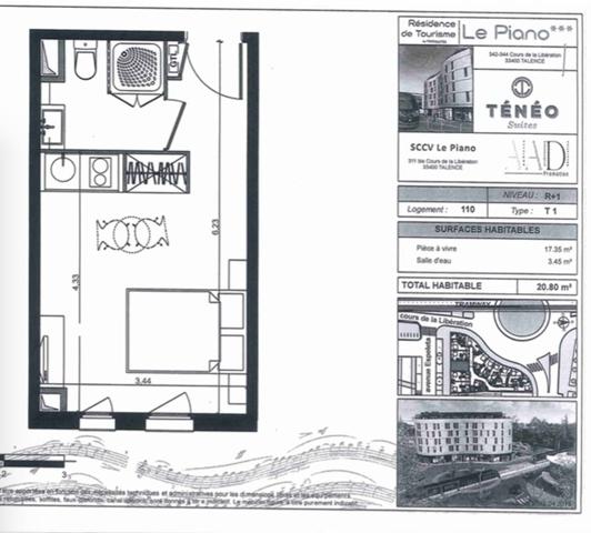 Appartement loué résidence services