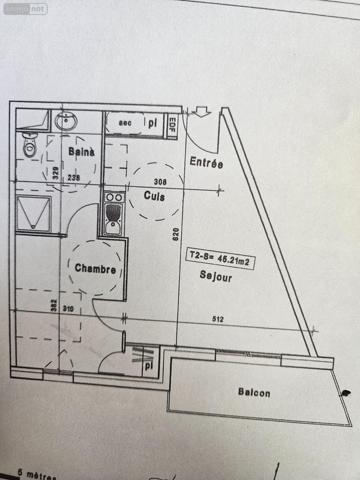 Appartement à vendre à Cherbourg-en-Cotentin dans la Manche (50100), ref : 406