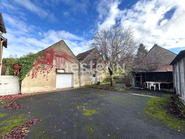 MAISON 4 CHAMBRES PROCHE ECUEILLE AVEC DÉPENDANCES ET TERRAIN AVEC ACCES À UNE RIVIERE? PREAUX (36)