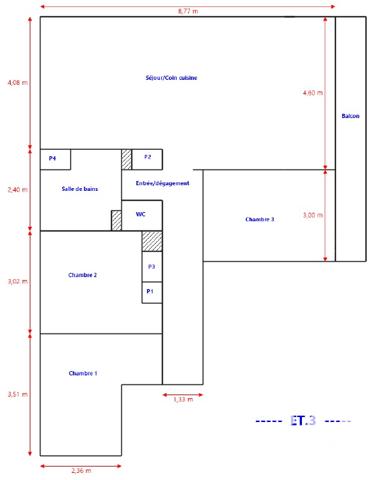 Appartement à vendre 4 pièces 87,58 m² Nantes