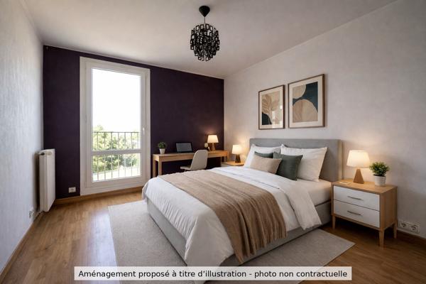EXCLUSIVITÉ ERA  Dernier étage lumineux avec balcon  T3 75 m²