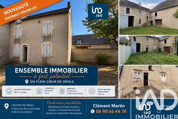 Maison à vendre 10 pièces 211 m² Déols