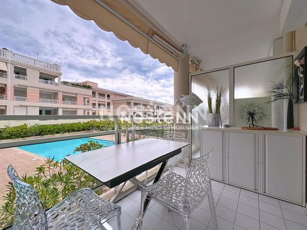 Studio - 22m² - Bord de mer - Terrasse - Piscine - Garage - Meublé