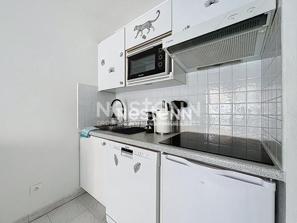 Studio - 22m² - Bord de mer - Terrasse - Piscine - Garage - Meublé