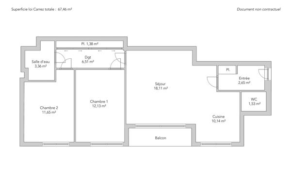 Appartement Paris 16e - AUTEUIL-MURAT