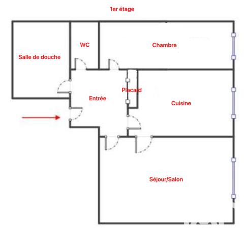Appartement à vendre 2 pièces 47 m² Le Havre