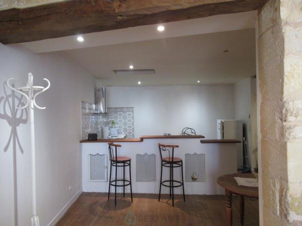 Au Buisson De Cadouin, un immeuble avec commerce un appartement et un atelier.