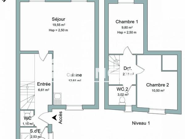 Location Appartement 3 pièces 68.6 m² - 13-15 RUE DE LEMBERG Enchenberg 57415