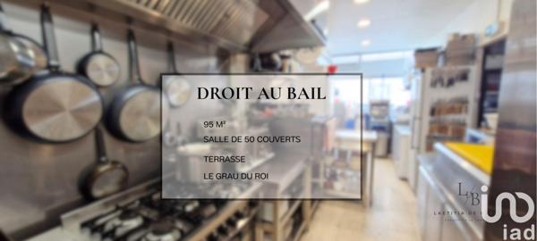 Droit au bail à vendre 95 m² Le Grau-du-Roi