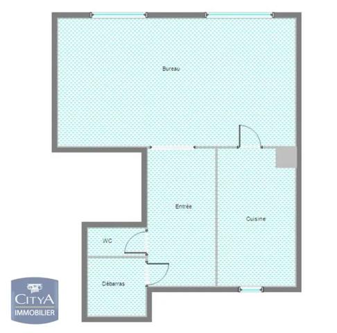 Local professionnel à louer 49.83m²