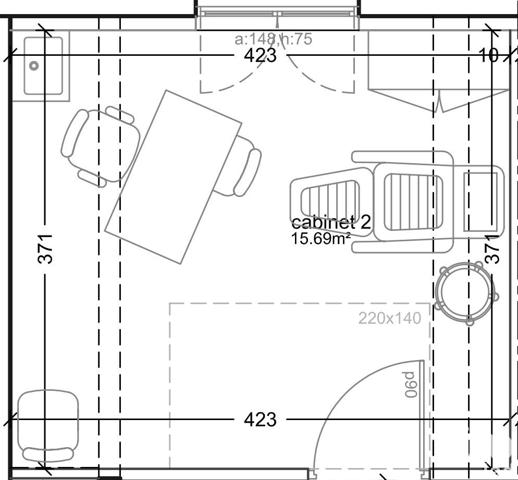 Location atelier 15 m² Mèze